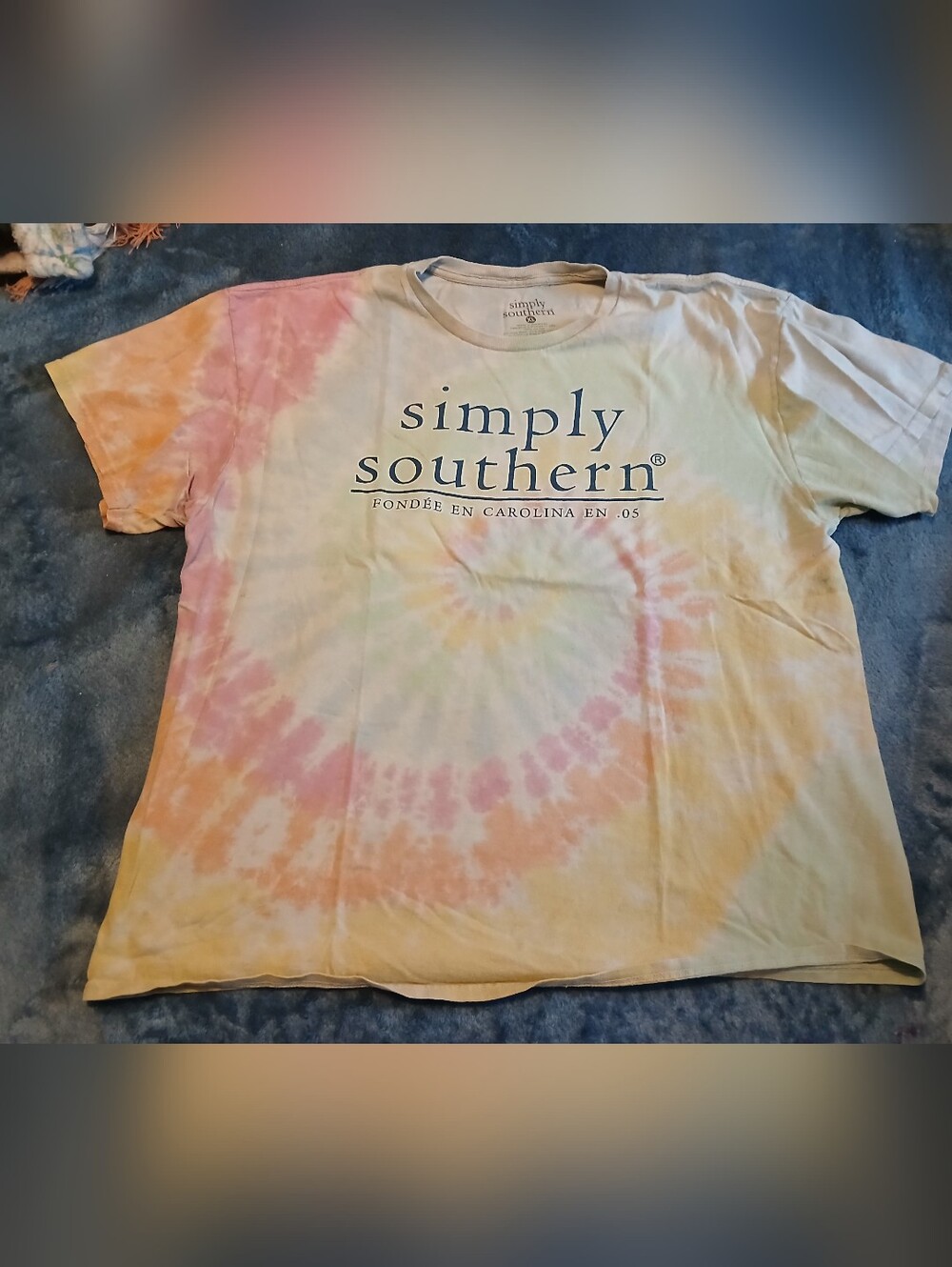 Simply Southern Pastel Tie-Dye Crewneck Tee